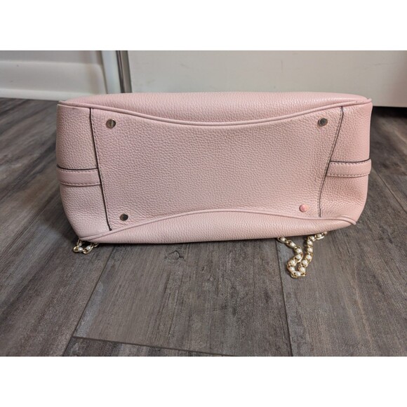 Kate Spade Mimi Satchel in Light Pink Crossbody Bag 8"h x 5.6"w x 12.4" - Picture 8 of 8